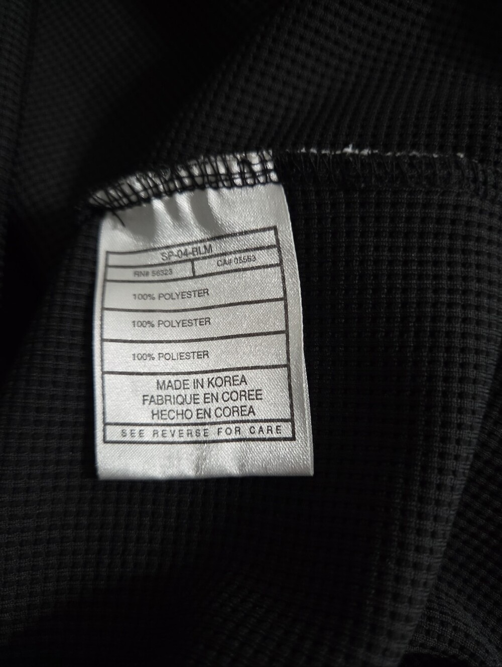 Nike DRI-FIT Men’s Black Polo with Red Ohio State Hockey Accents. XL - Picture 6 of 7